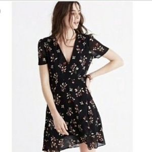 💐MADEWELL💐 Black floral dress